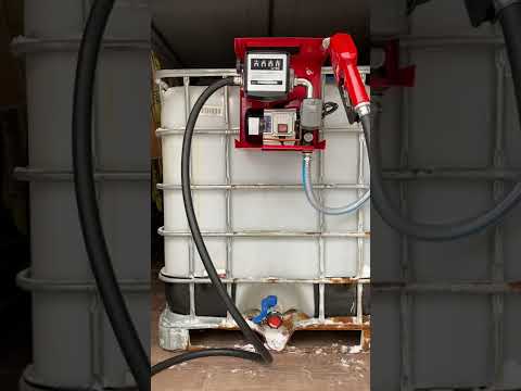 Եվրակուբի հիմքով  լցակայան, պոմպ 220Վ 60 լ/րոպե, 4 մ խողովակ, հաշվիչ