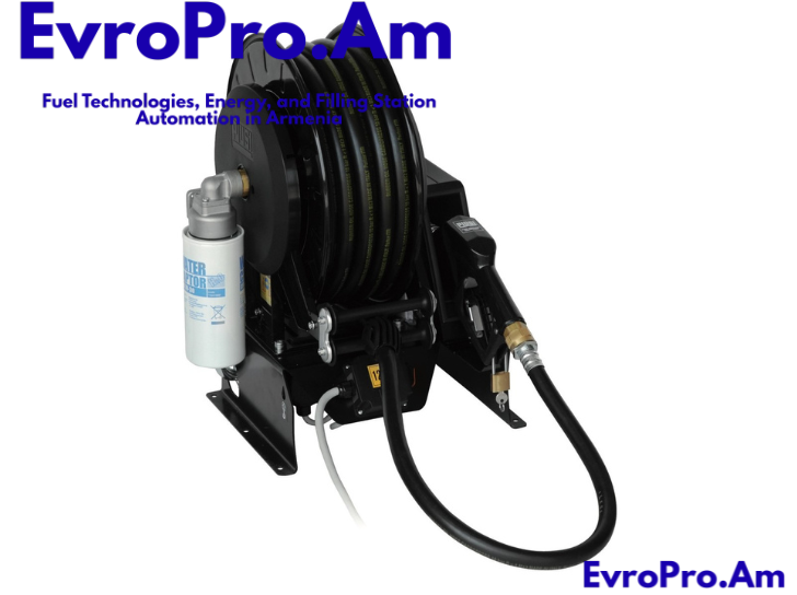 Piusi Pitstop DC 12V – Լիցքավորման մոդուլ 14 մ մանեկապով, ավտոմատ ատրճանակով, սեպարատոր-ֆիլտրով, 45 լ/րոպե