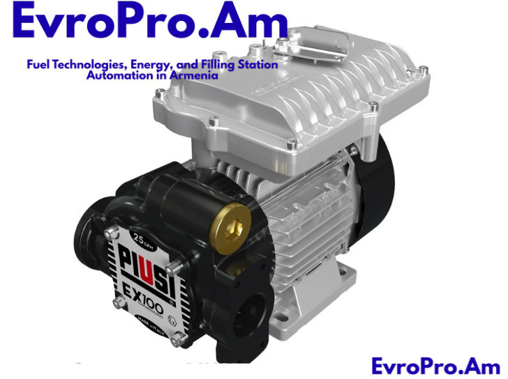 Piusi EX100 220 Վ ATEX – Բենզինի պոմպ, 100 լ/րոպե