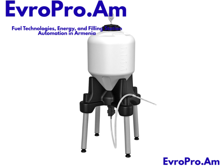 Տարա վառելիքի կամ սննդի, 60 լիտր, պլաստիկ, տակդիրով