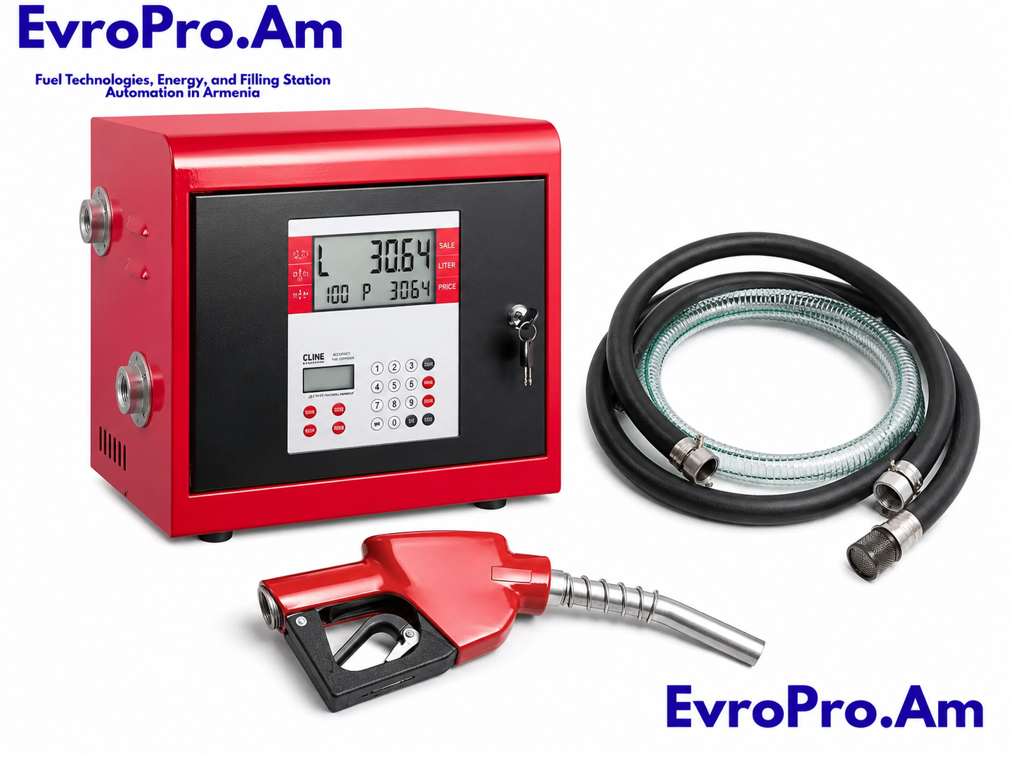 EvroPro CUBE-60P 220Վ – վառելիքաբաշխիչ սյունակ՝ նախնական կարգավորմամբ , 60 լ/րոպե։